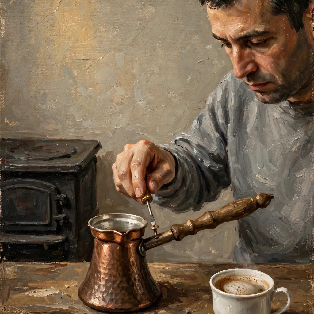 Tightening the Cezve · Daily Stitch