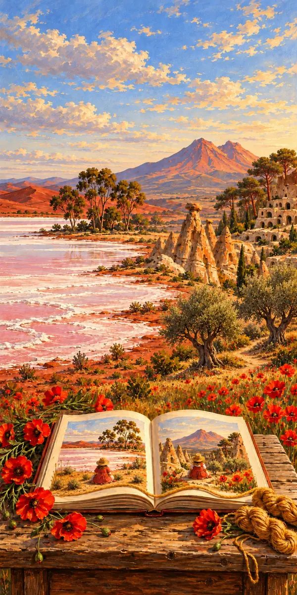 Lake Eyre, South Australia to Mount Hasan, Anatolia · Origin of The Stories of Anatolia by Selim Sülek